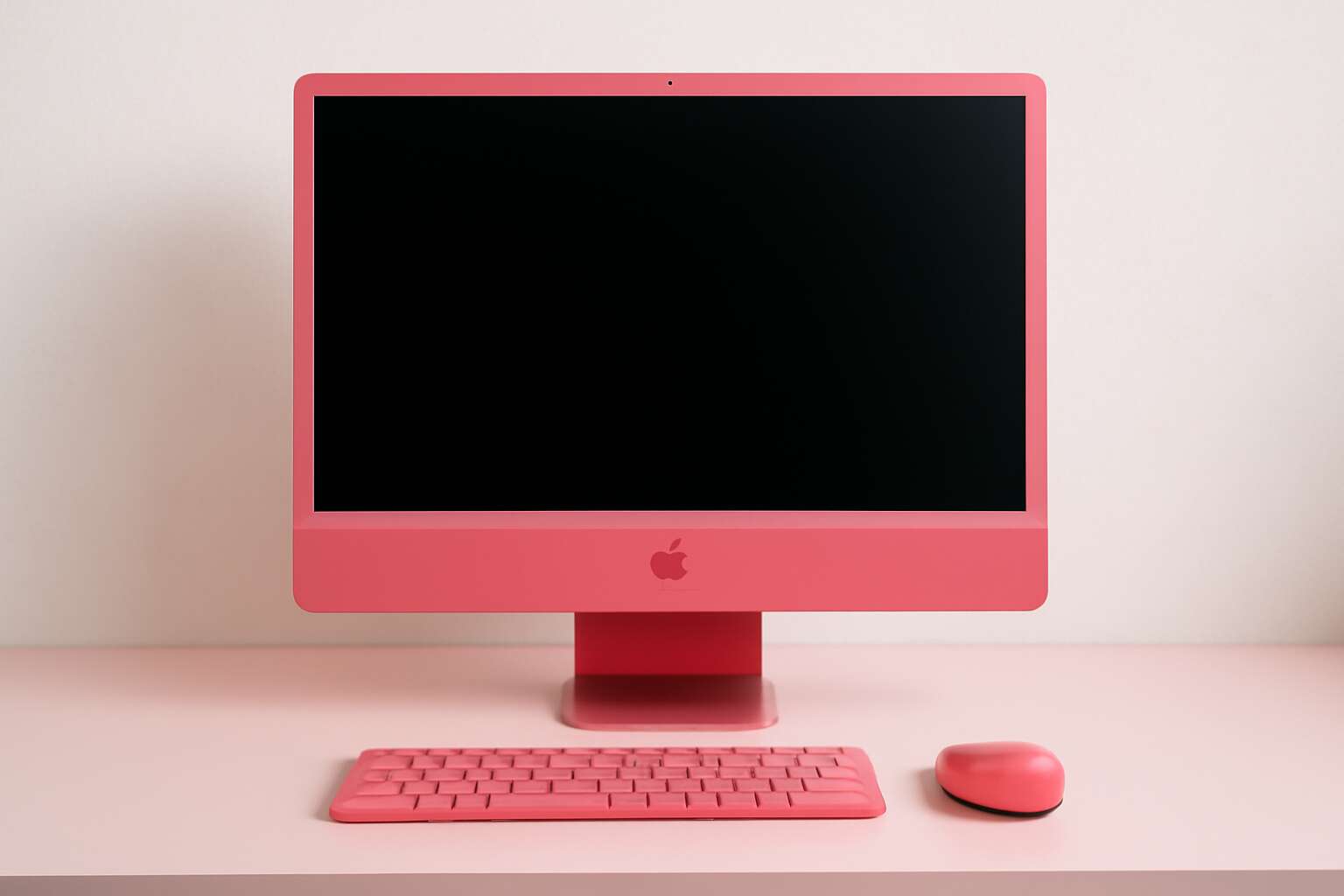 desktop computers pink imac