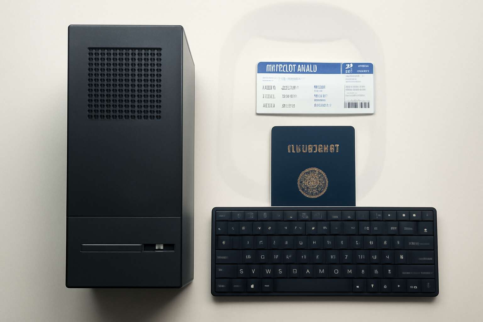 are desktop computers allowed on airplanes