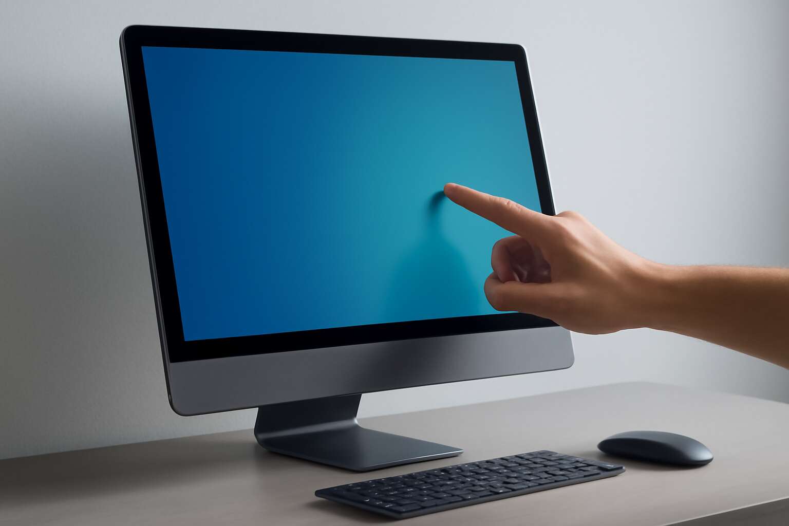 desktop computers touch screen