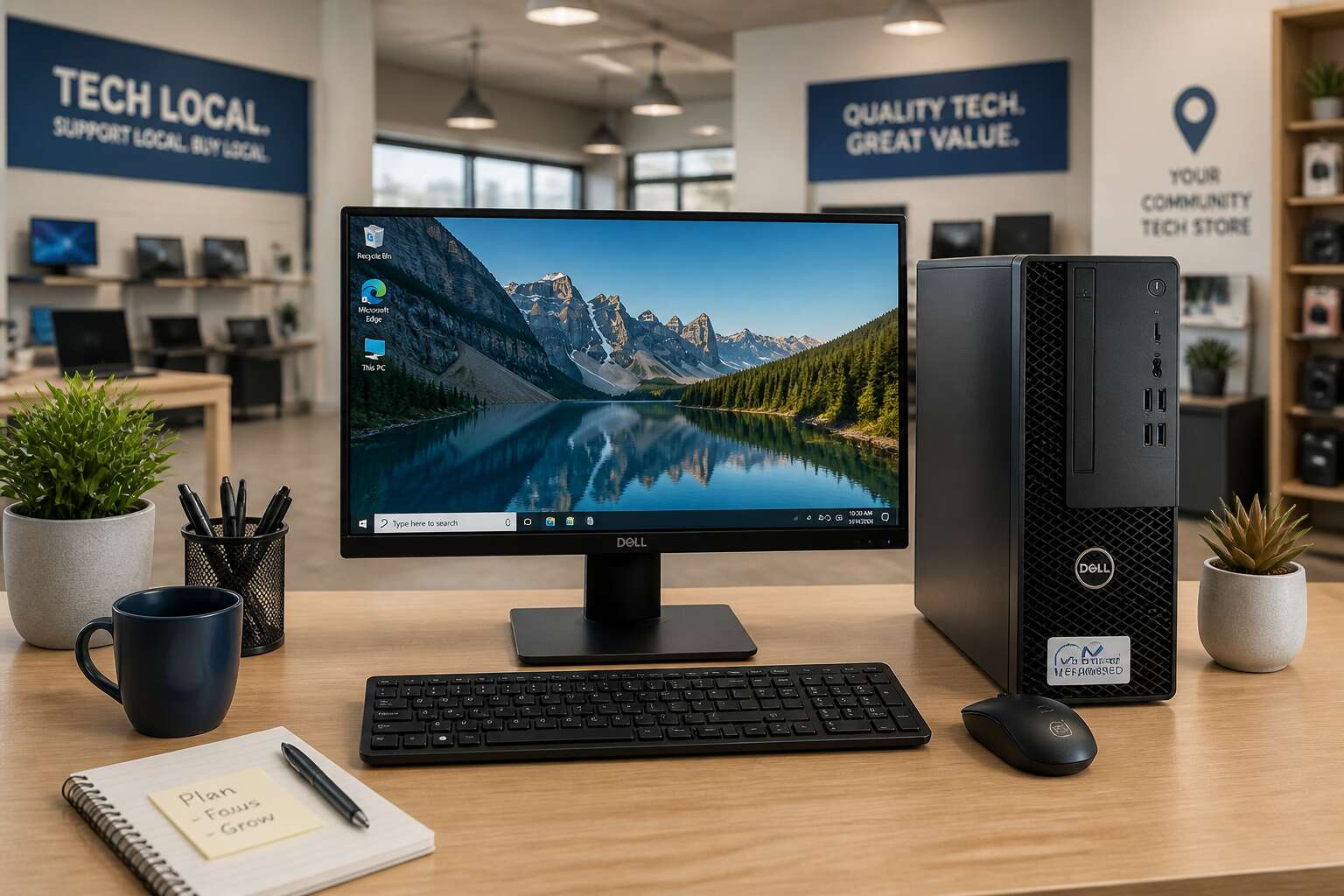 refurbished desktop computers near me
